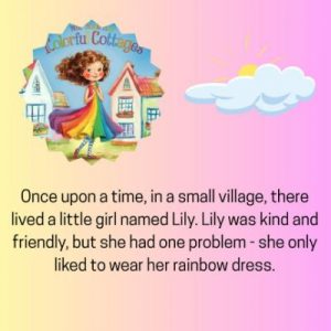 The Girl with the Rainbow Dress 1