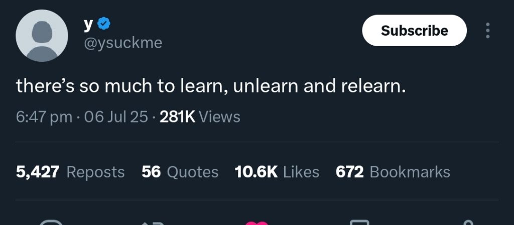 Learning, Unlearning, Relearning